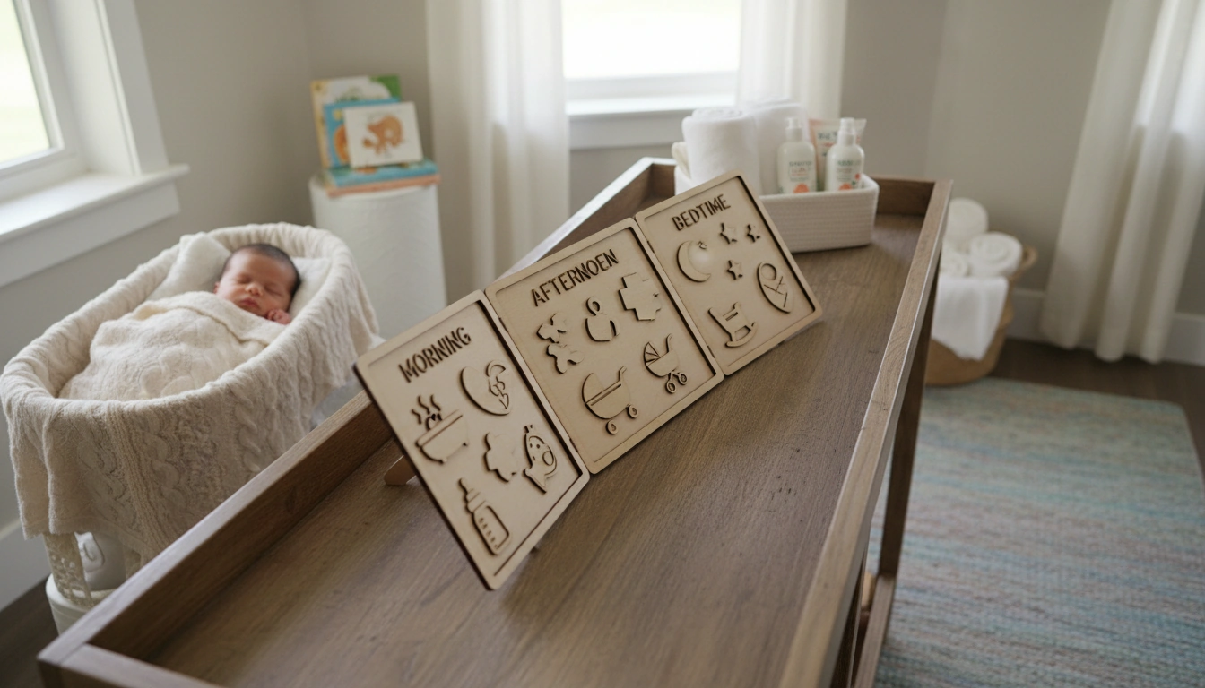Newborn Self-Care Checklist: Morning, Afternoon, Bedtime