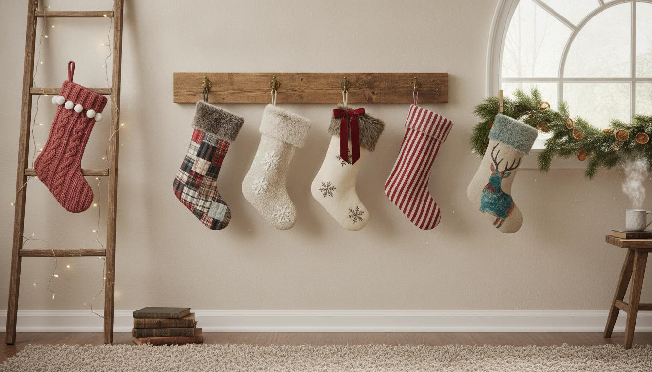 Stockings Without a Fireplace: 5 Easy Display Ideas
