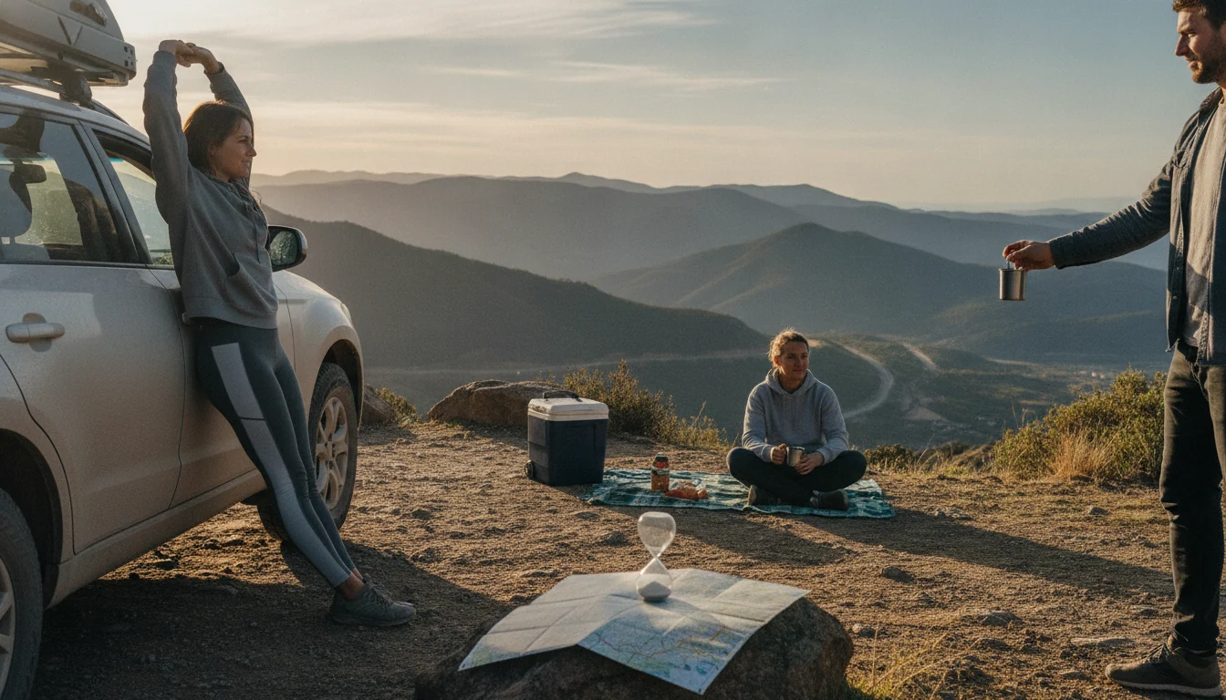 3-3-3 Rule for Road Trips: Breaks, Stretching, Swaps