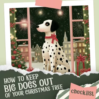 Big Dog Christmas Tree Safety: Setup, Barriers & Training